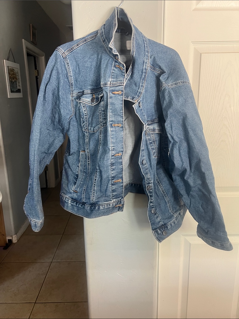 Time and Tru Light Blue Denim Jacket for Women